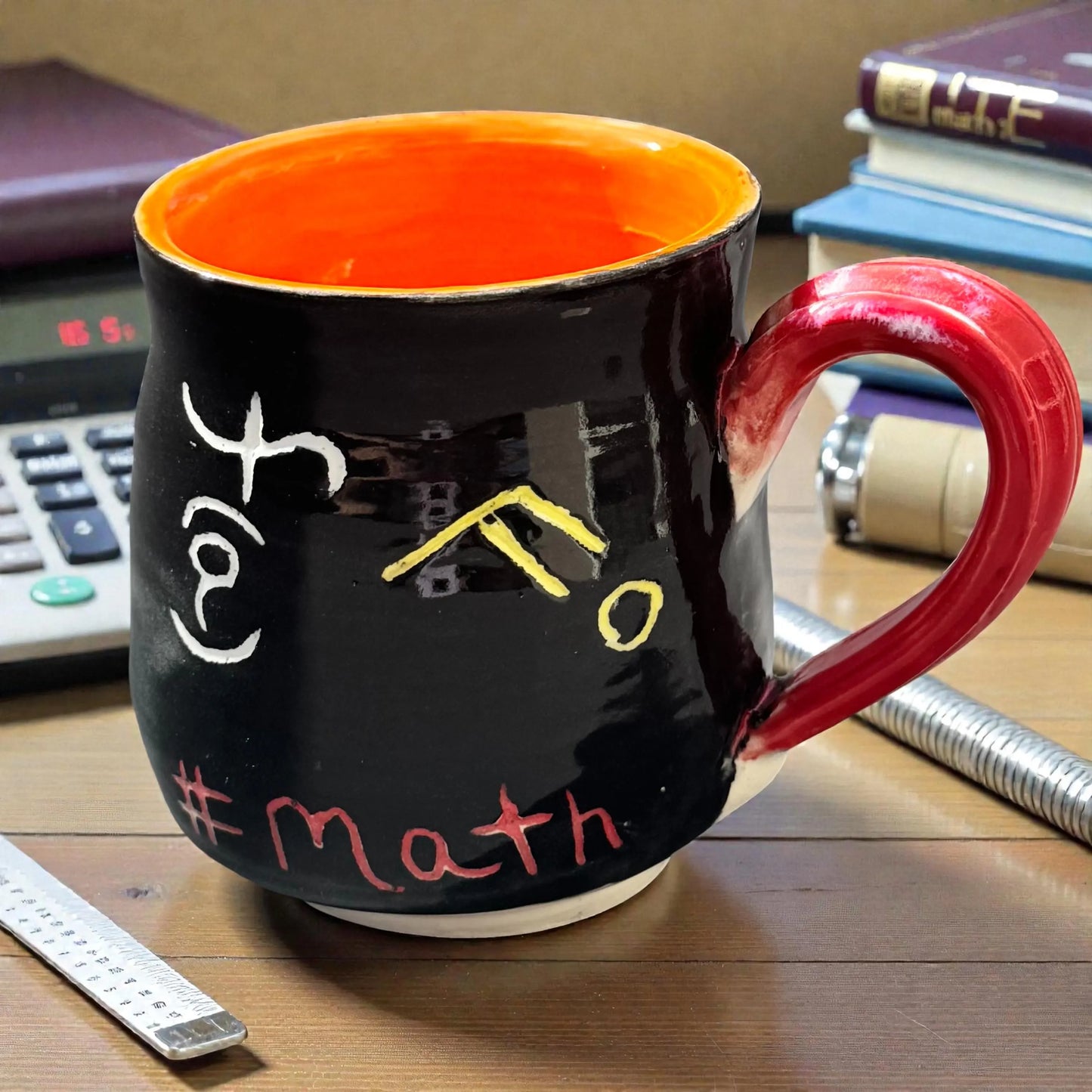 Wheel-Thrown FAFO Equation Mug | Math Teacher Gift