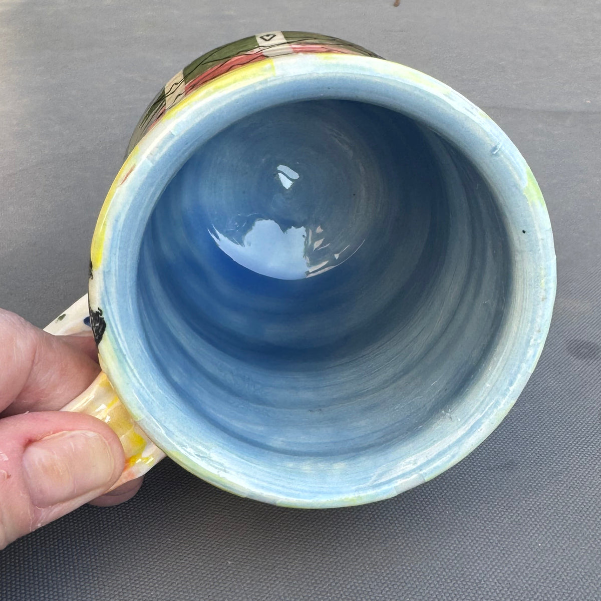 Sunset Mountain Camping 10 Oz Stoneware Mug