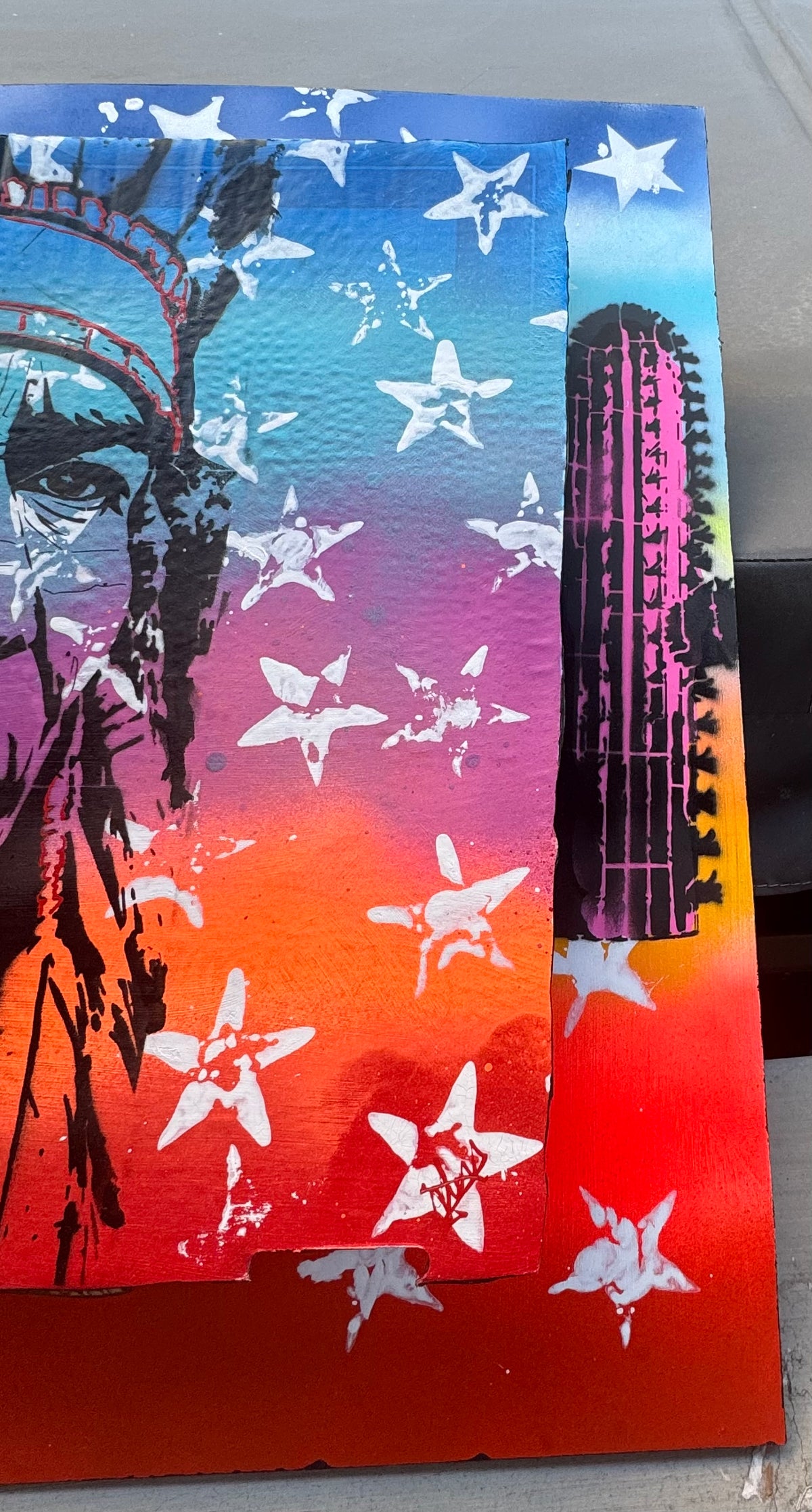 Upcycled 3-D Pizza Box Native American-Inspired Wall Art – 24" x 24"