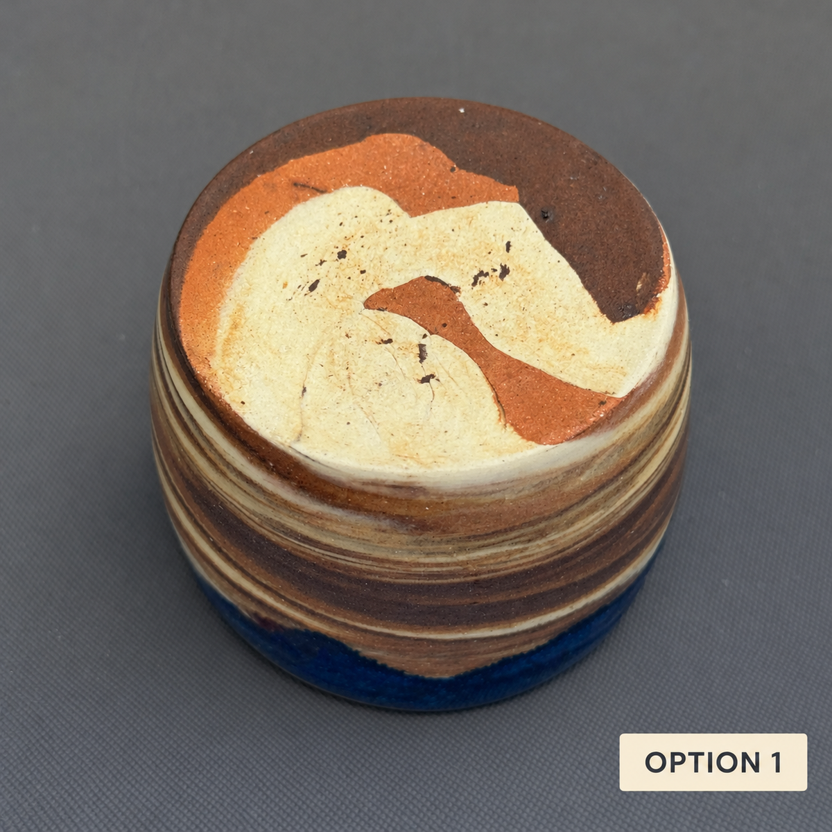 Swirled Clay 6 Oz Ceramic Tumbler