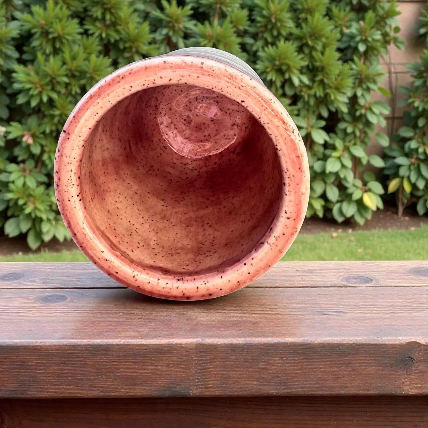 Handmade Heart Tumbler | Speckled Stoneware Cup | Romantic Gift