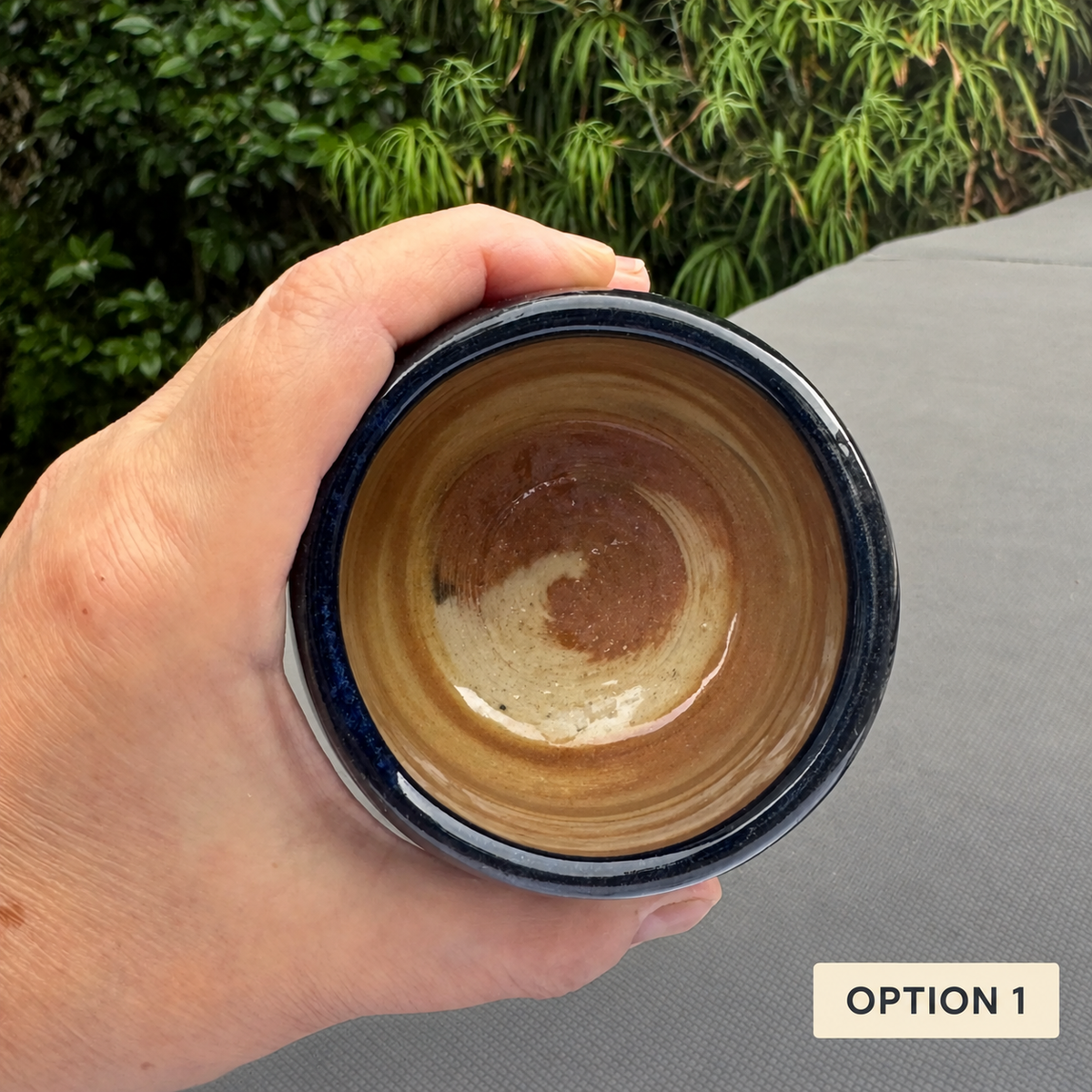 Swirled Clay 6 Oz Ceramic Tumbler