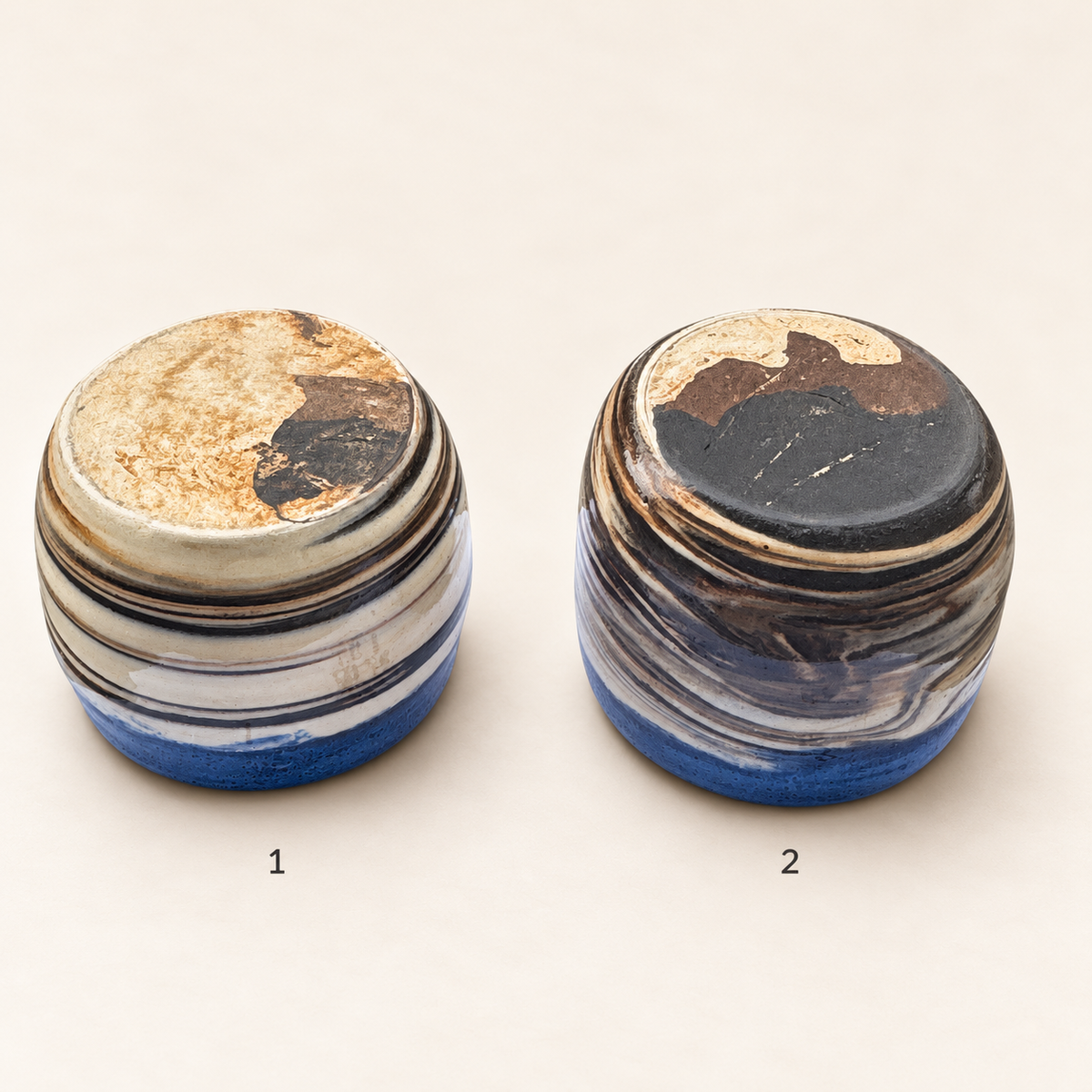 Swirled Clay 8 Oz Ceramic Tumbler
