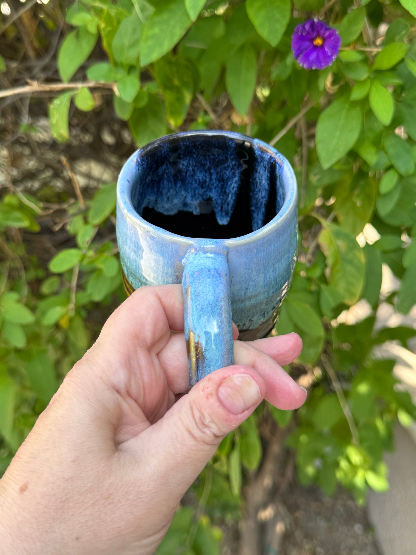 Castile Blue & Turkish Amber Mug — 9 oz