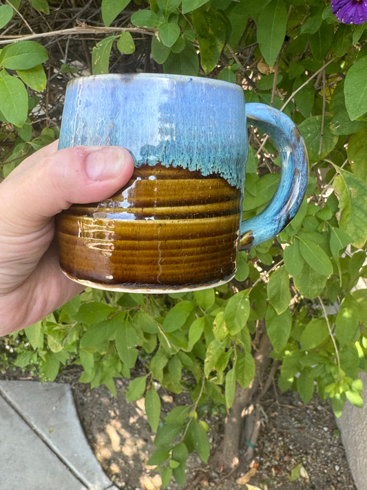 Castile Blue & Turkish Amber Mug — 9 oz
