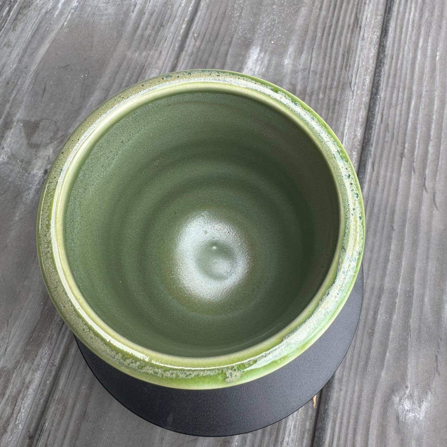 Sage Green Glaze | Wheel-Thrown Ceramic Tumbler 12oz | Handmade Stoneware by Stacia