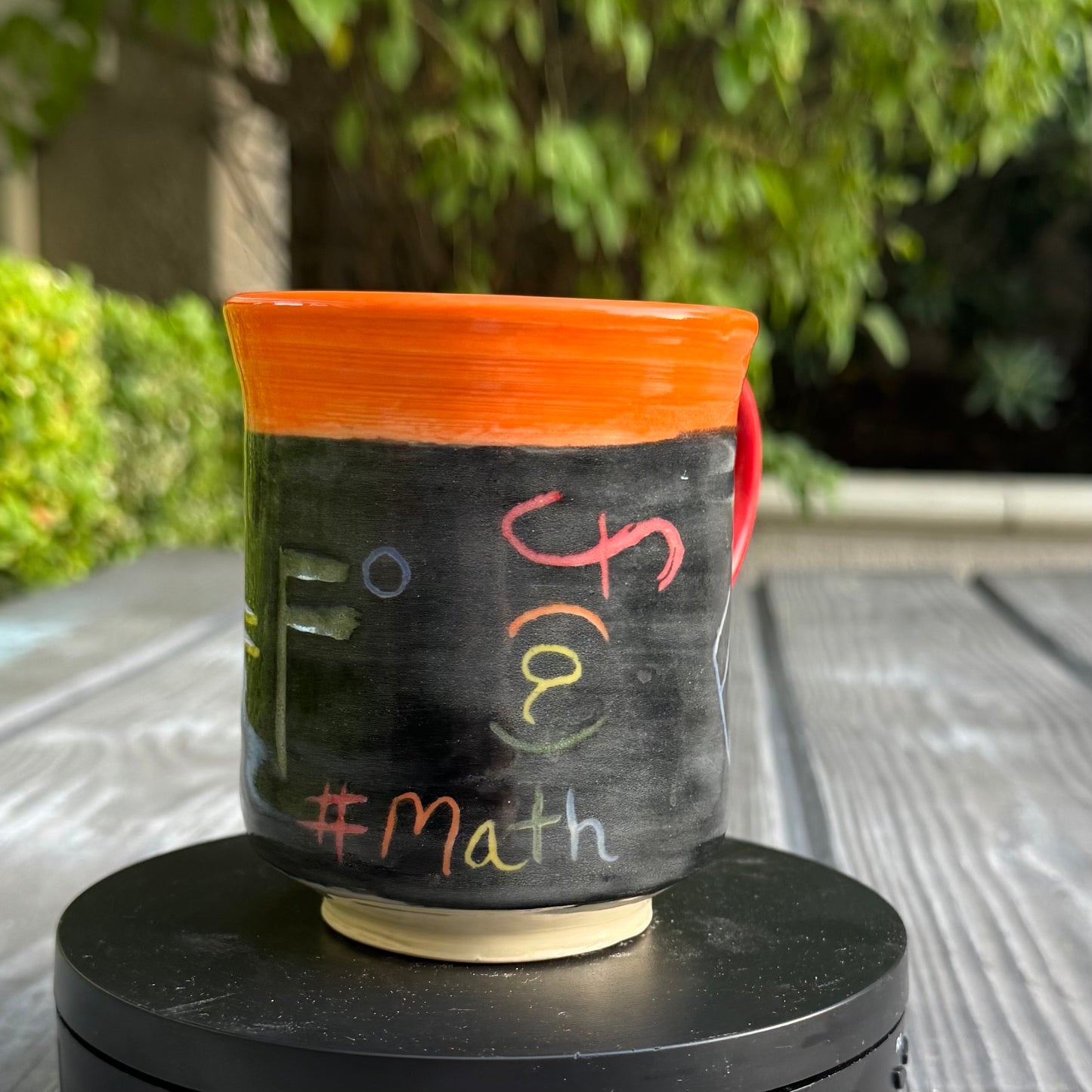 Wheel-Thrown FAFO Equation Mug | Math Teacher Gift