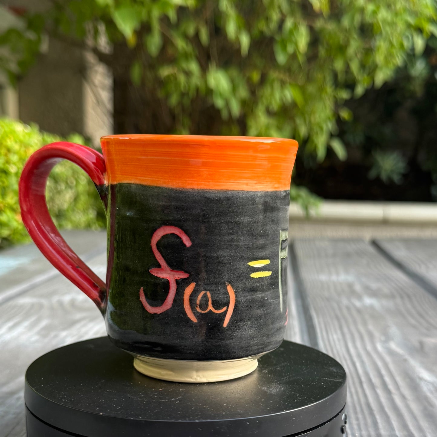 Wheel-Thrown FAFO Equation Mug | Math Teacher Gift
