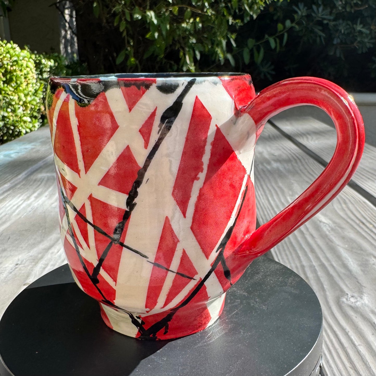 EVH Inspired Handmade Stoneware Mug