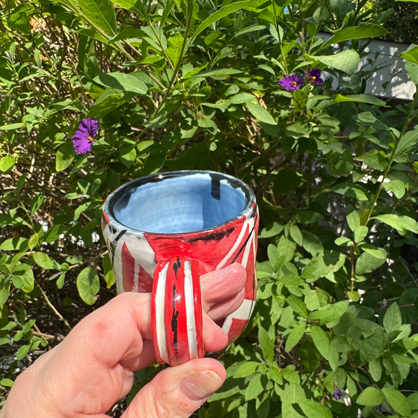 EVH Inspired Handmade Stoneware Mug