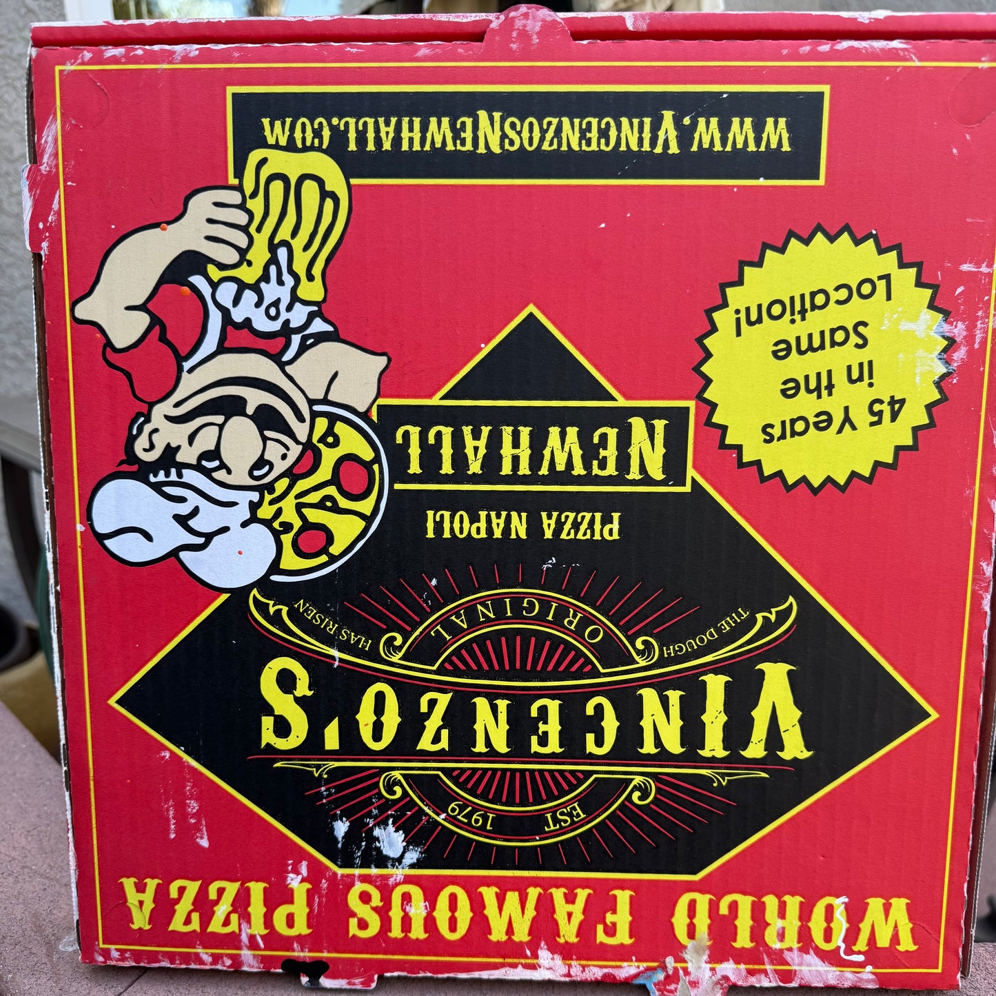 Upcycled Pizza Box Art | Marilyn Monroe Inspired Pop Art Wall Decor | One-of-a-Kind Mixed Media Artwork