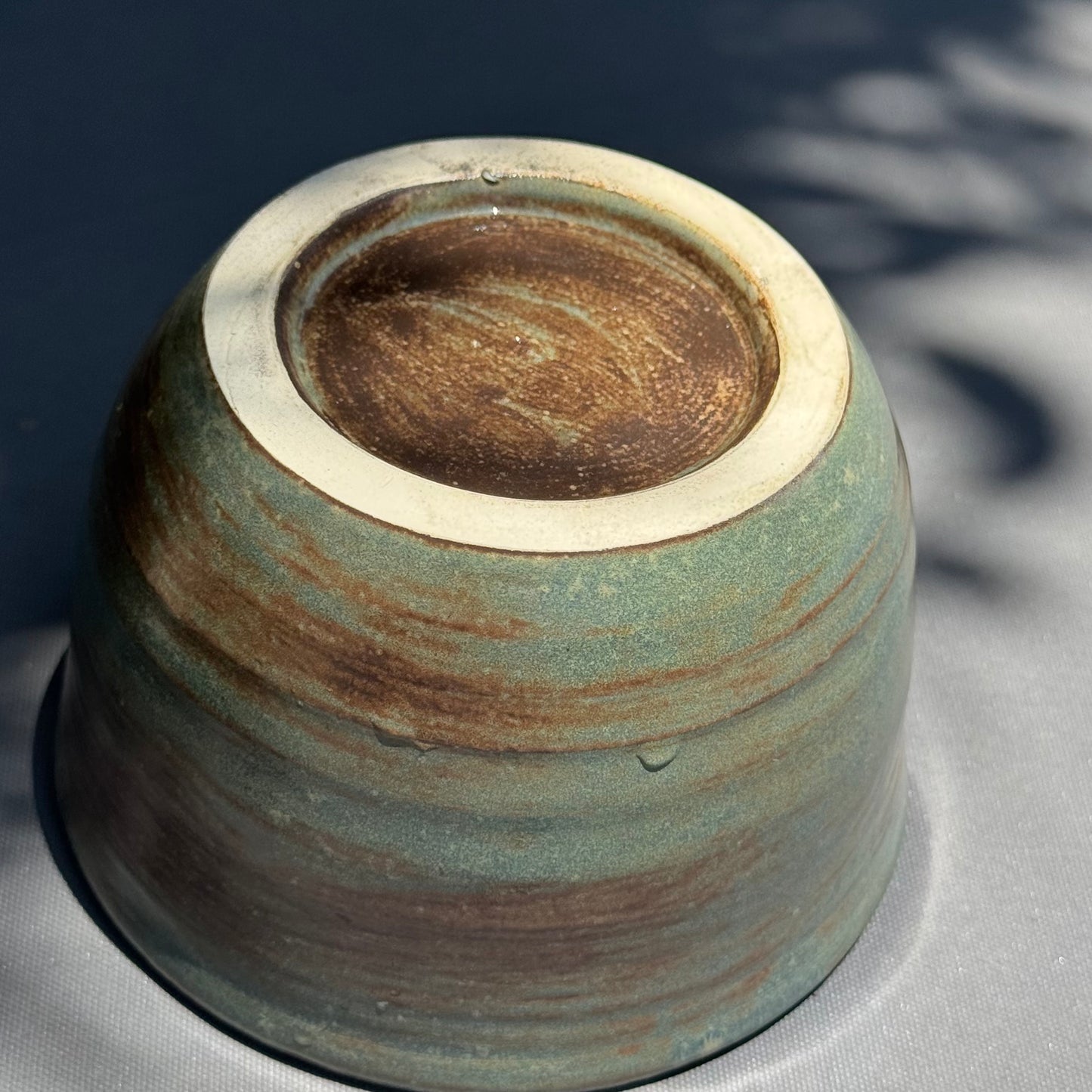 Handmade Matcha Green Stoneware Bowl | 2.5 Cup Ceramic Bowl