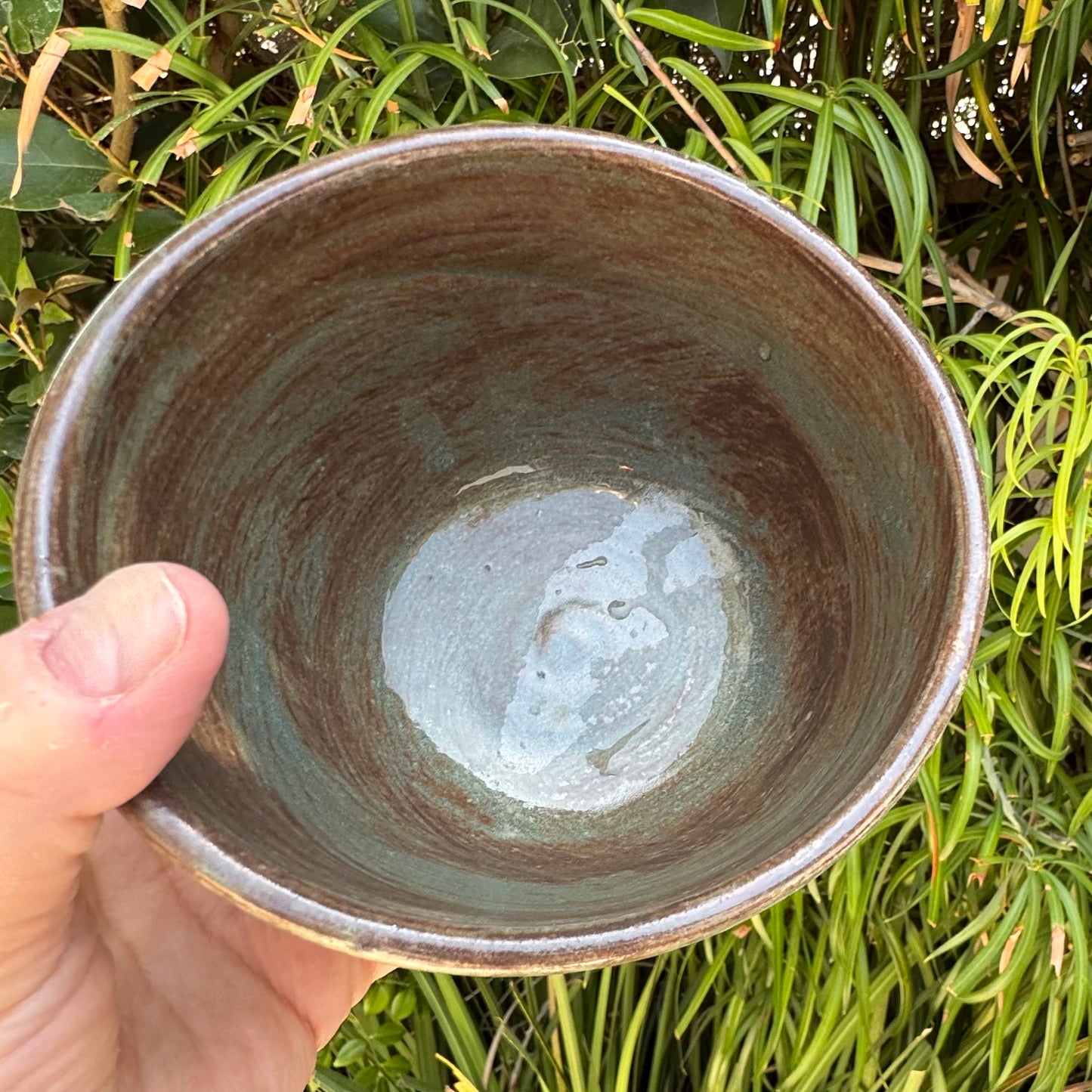 Handmade Matcha Green Stoneware Bowl | 2.5 Cup Ceramic Bowl