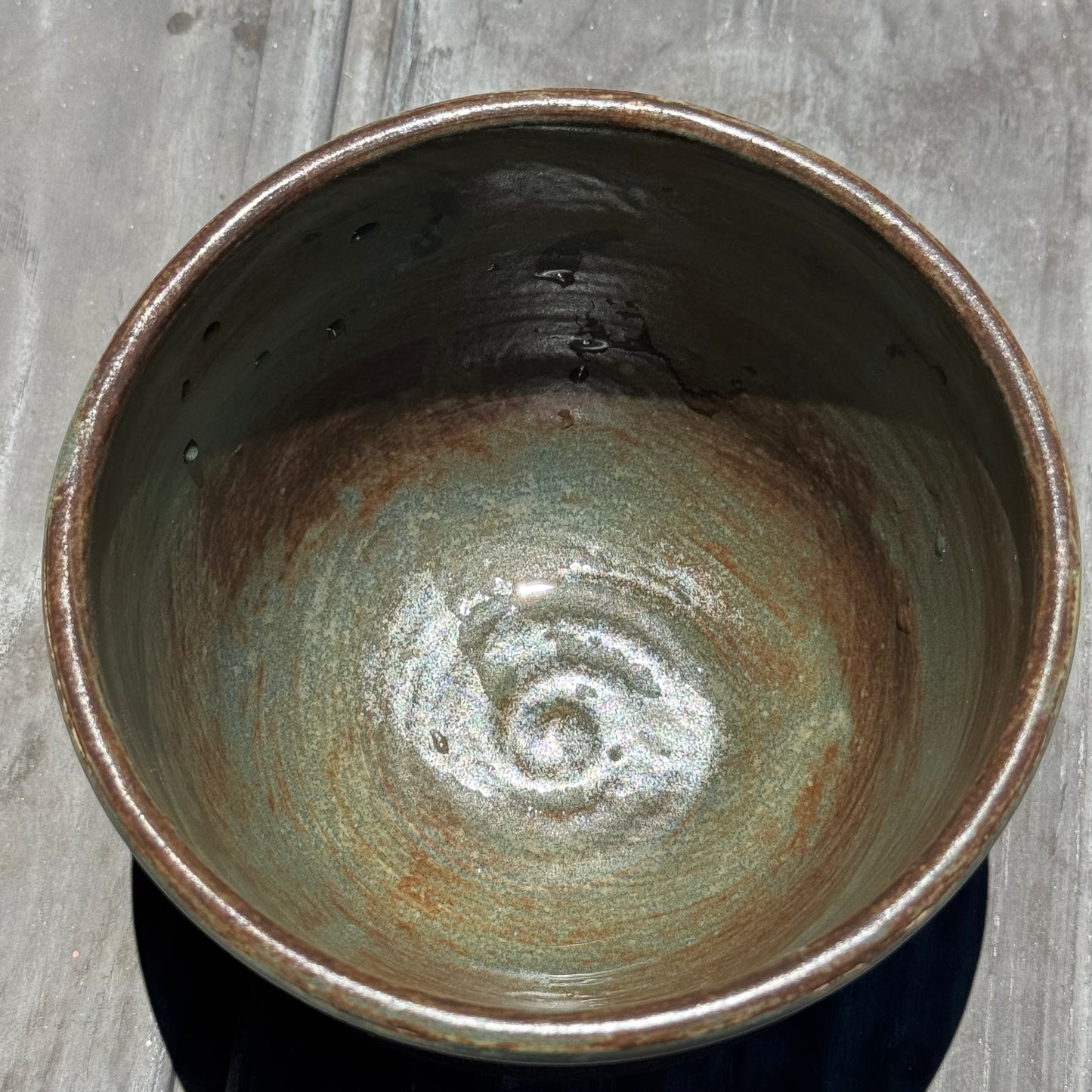Handmade Matcha Green Stoneware Bowl | 2.5 Cup Ceramic Bowl