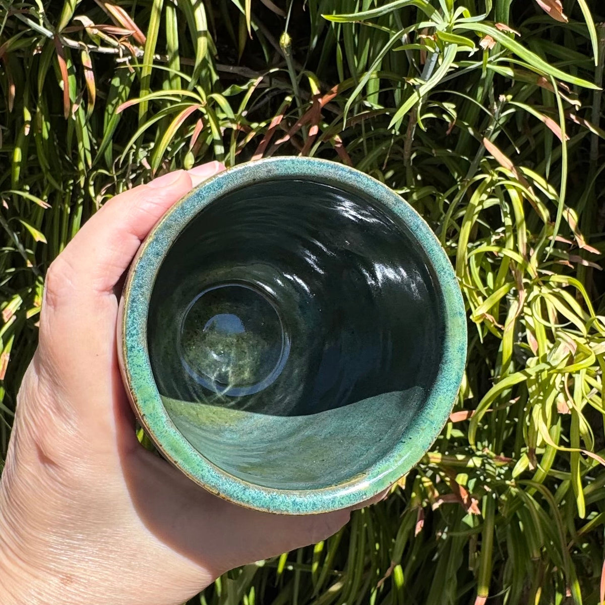 Dragonfly 16 Oz Stoneware Tumbler