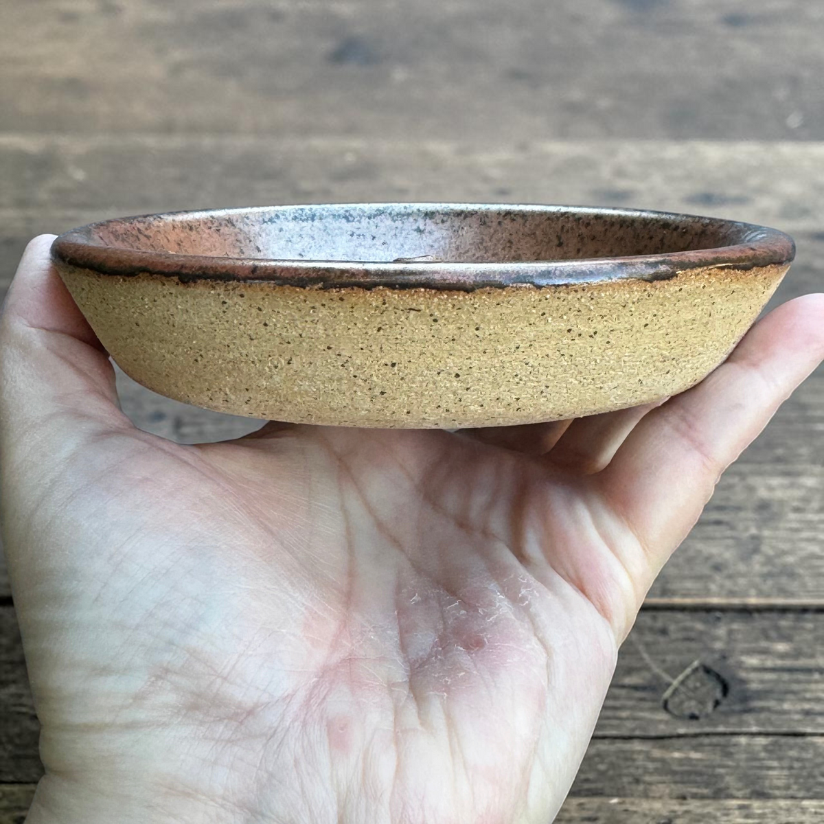 Handmade Ceramic Incense Holder – Speckled Stoneware