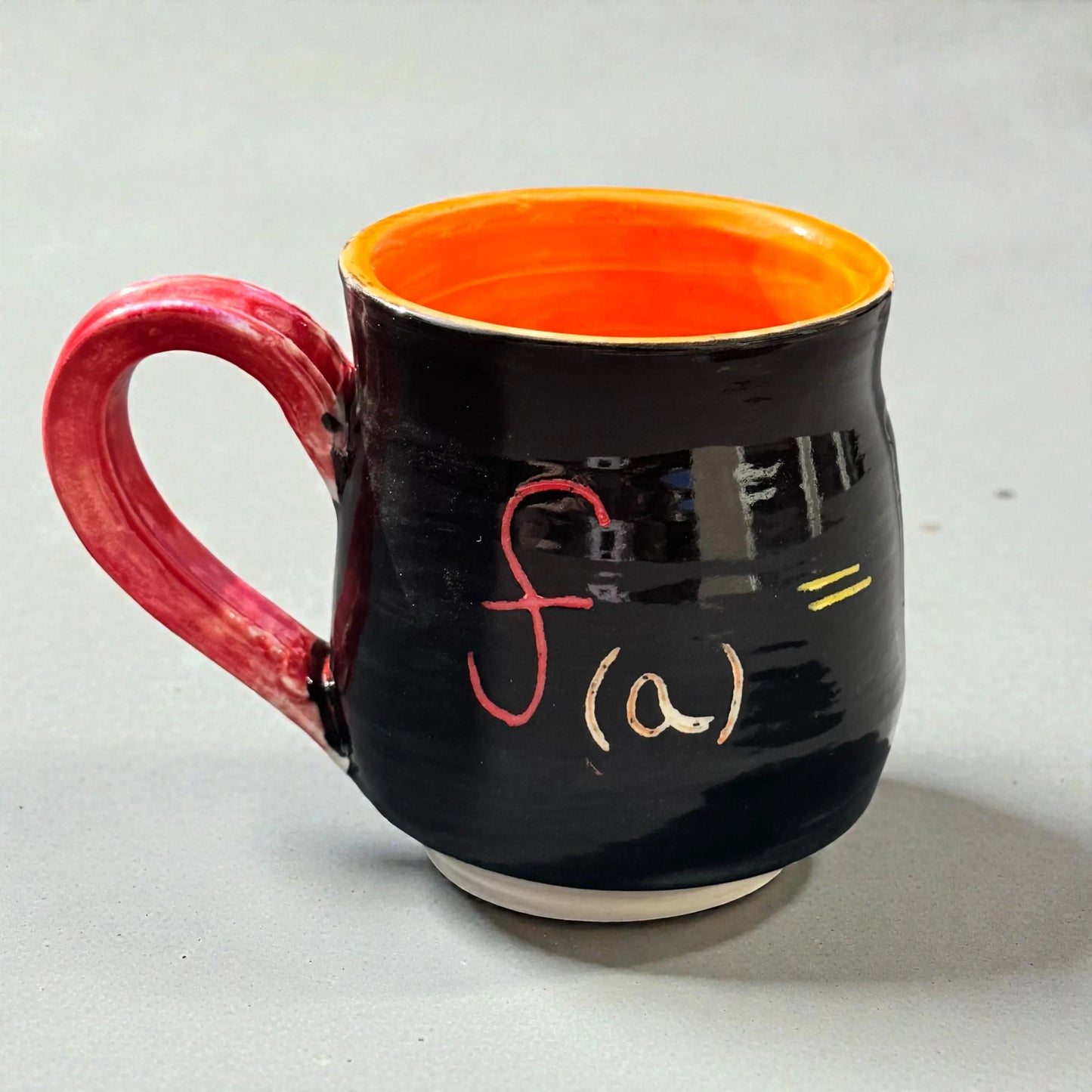 Wheel-Thrown FAFO Equation Mug | Math Teacher Gift