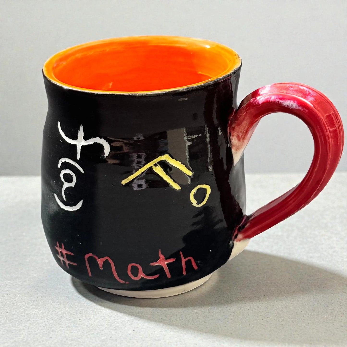 Wheel-Thrown FAFO Equation Mug | Math Teacher Gift
