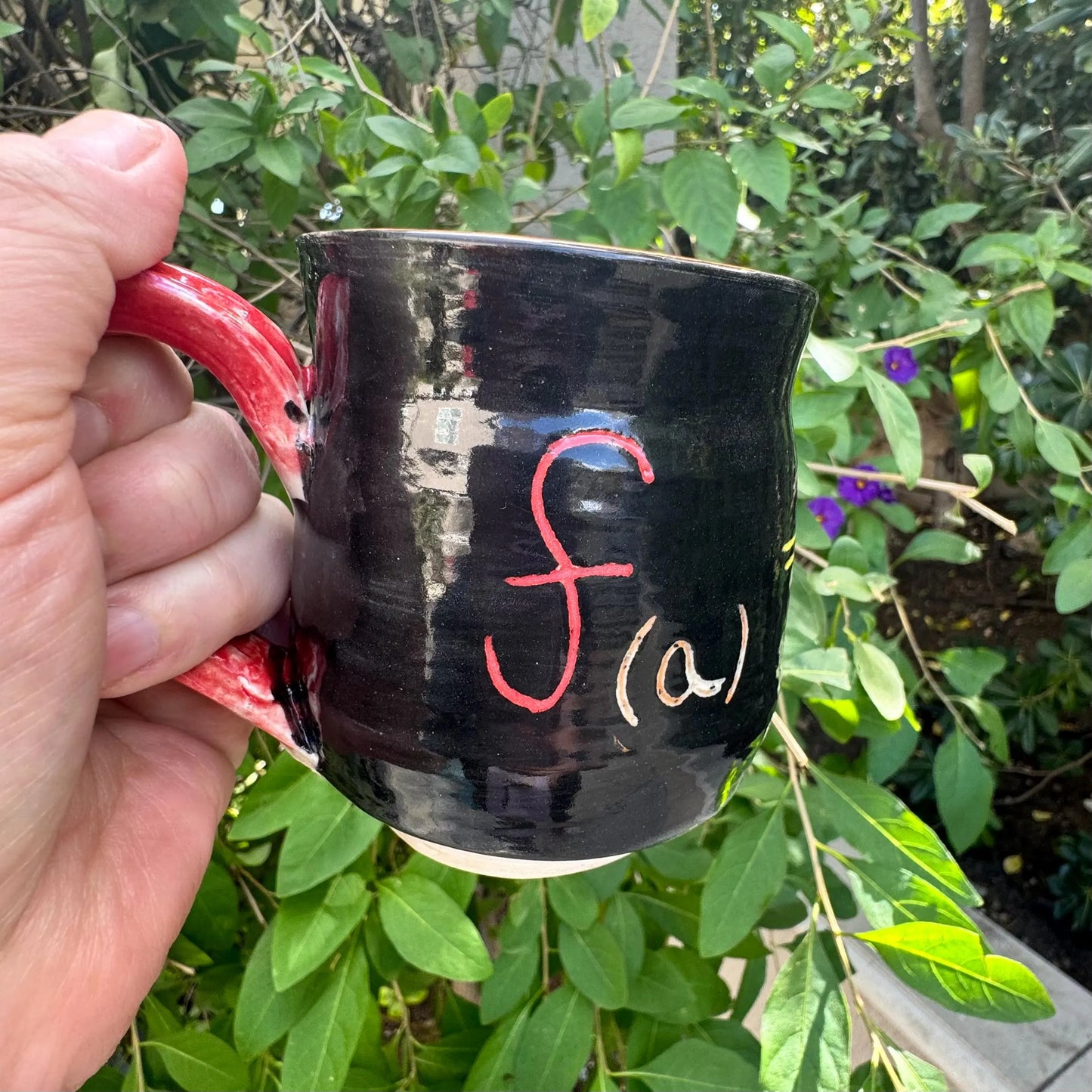 Wheel-Thrown FAFO Equation Mug | Math Teacher Gift