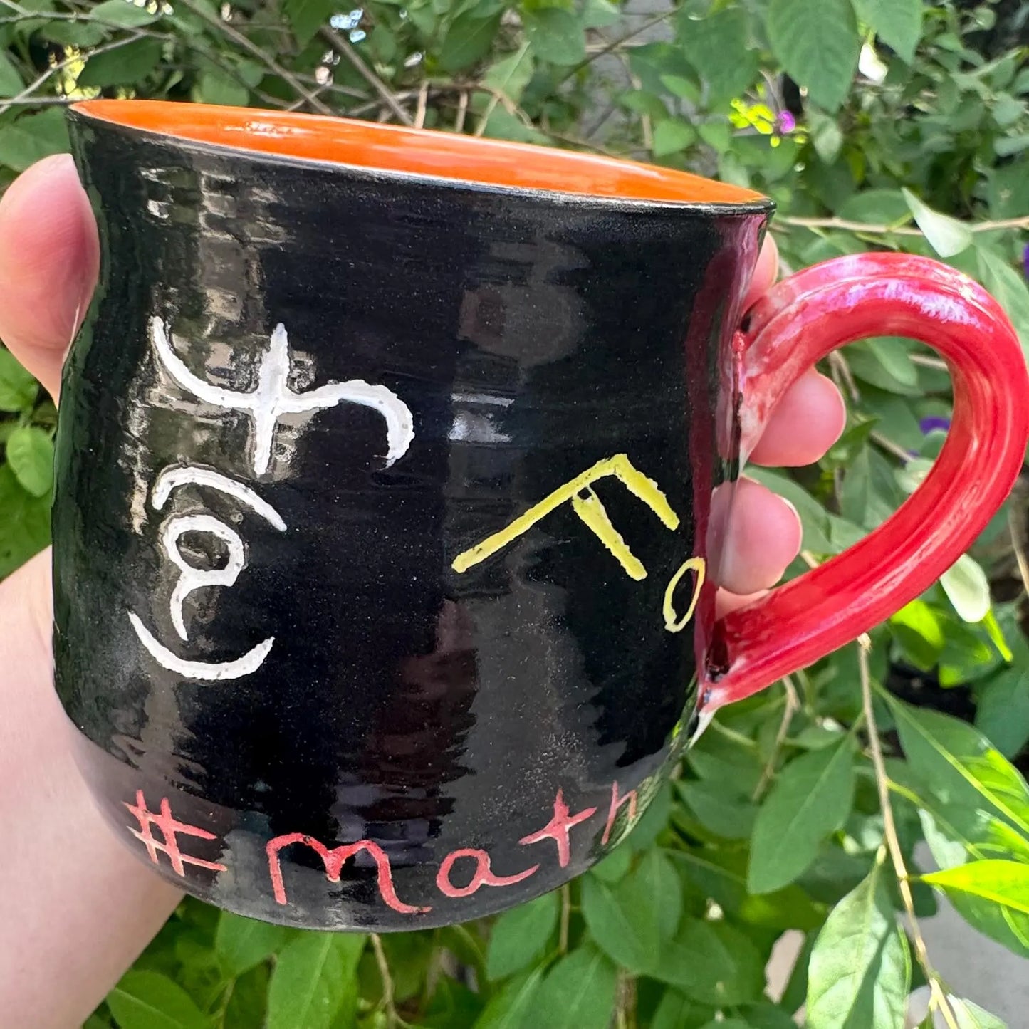 Wheel-Thrown FAFO Equation Mug | Math Teacher Gift