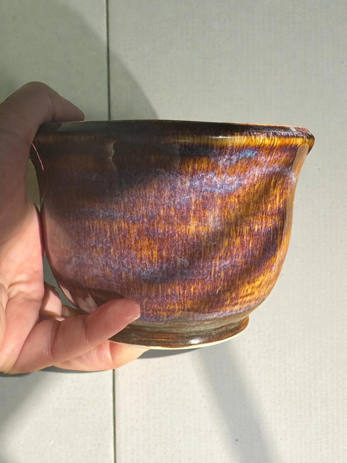Copper Blue Bowl Set of 3 | Wheel Thrown Stoneware | Handmade Nesting Kitchen Pottery