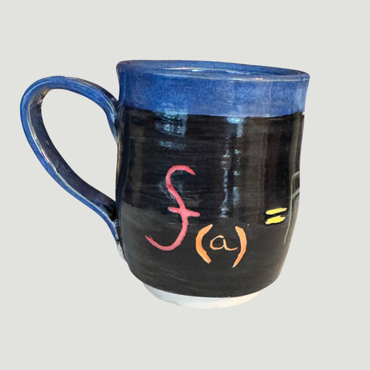 Wheel-Thrown FAFO Equation Mug | Math Teacher Gift