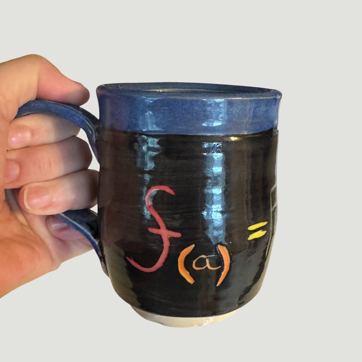 Wheel-Thrown FAFO Equation Mug | Math Teacher Gift