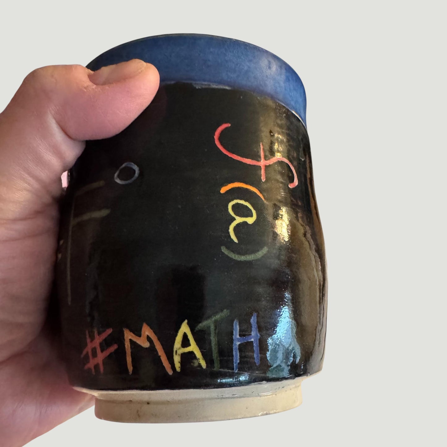 Wheel-Thrown FAFO Equation Mug | Math Teacher Gift