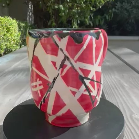 EVH Inspired Handmade Stoneware Mug