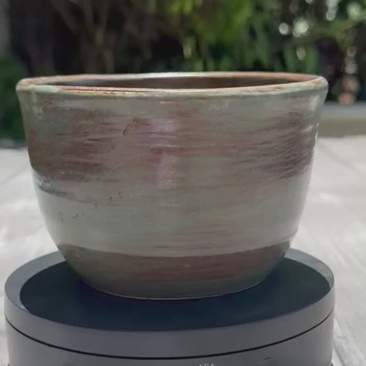 Handmade Matcha Green Stoneware Bowl | 2.5 Cups